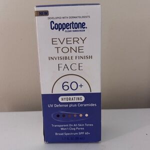 Coppertone Invisible Finish Face Sunscreen SPF 60+
